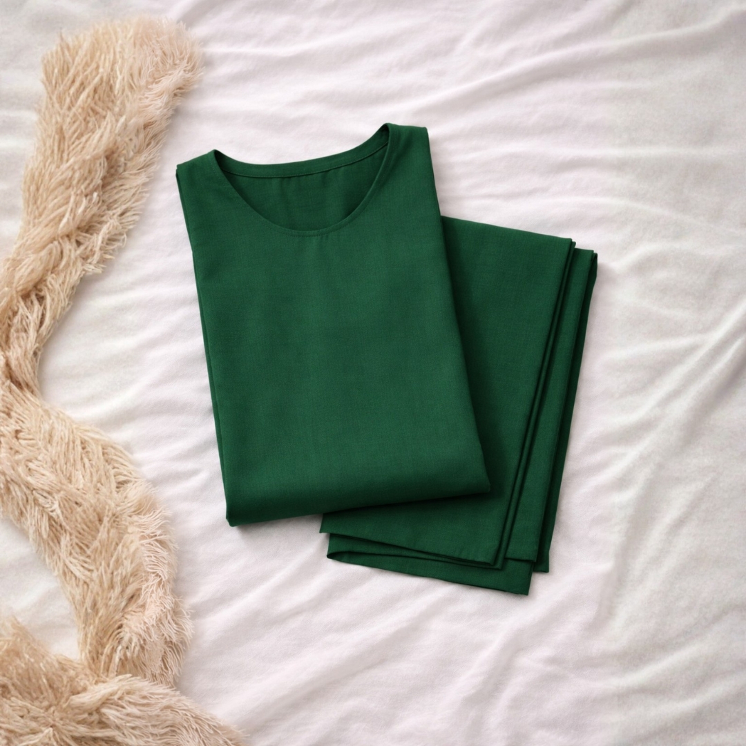 Emerald Flow Straight Kurta Set